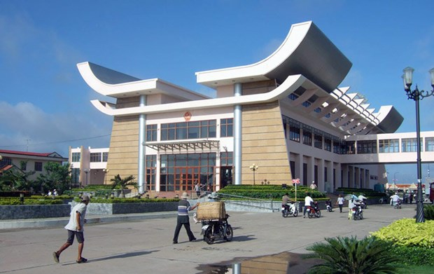 Vietnam Embassy in Cambodia at 436 Boulevard Monivong Phnom Penh, official diplomatic building, Vietnamese flag